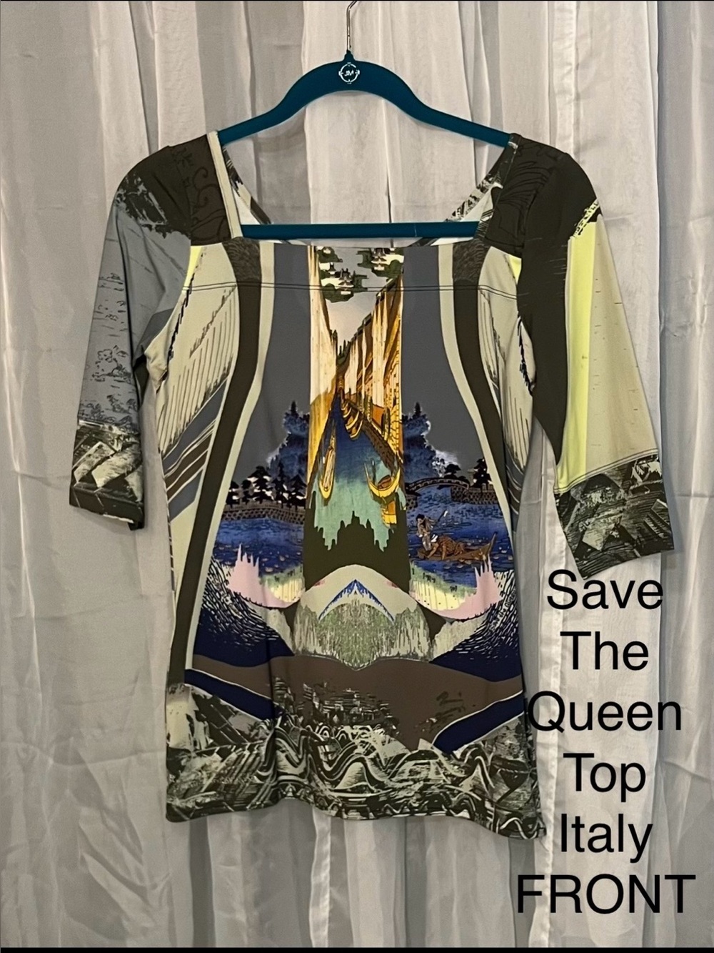 Save The Queen top Size Small/Medium Like New